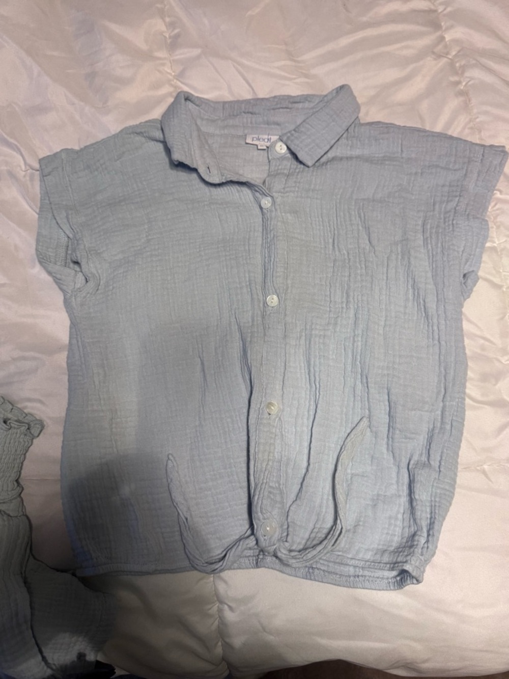 Two-Piece Matching Set - Light Blue - Picture 2 of 3